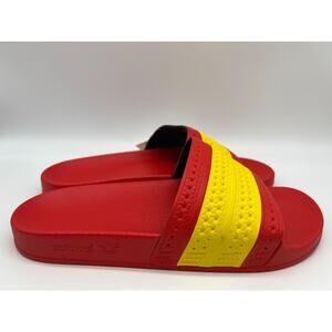 adidas Adilette Slides 'Spain' G55382 Red Yellow Men's Size 7 NWT